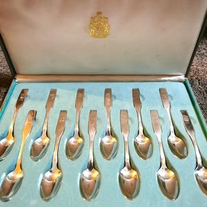 Vintage Silver Teaspoon/Commemorative souvenir product.